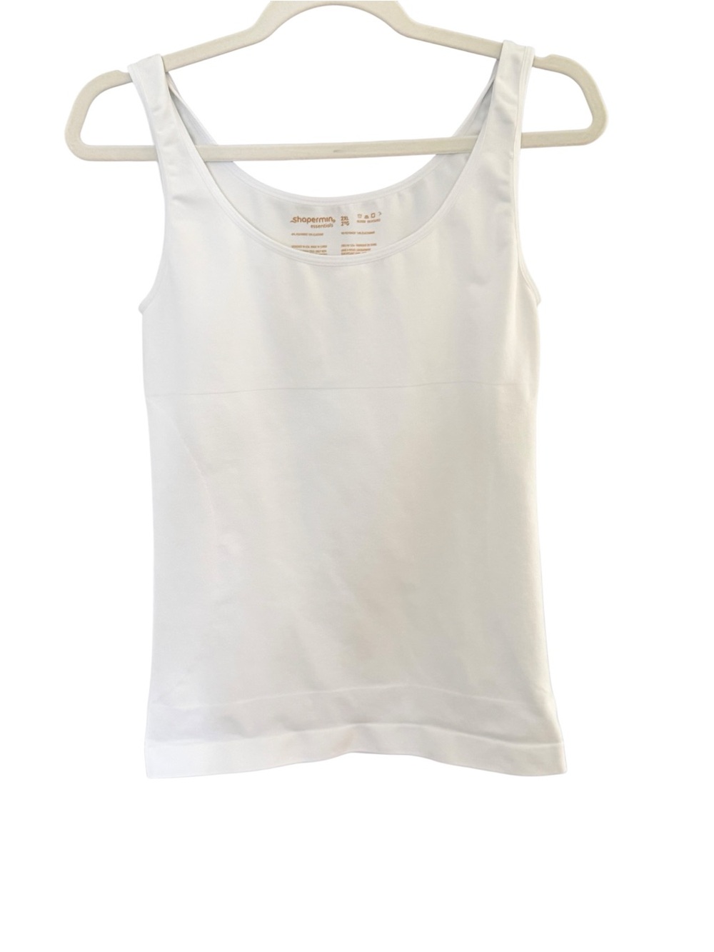 Shapermint Essentials White Shaping Tank Cami 2XL